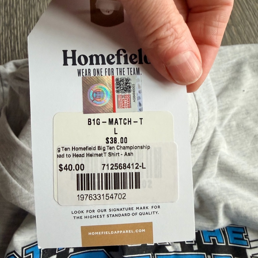 Homefield Battle for the Big Ten 2025 Championship Football Game Short Sleeve - Picture 4 of 5